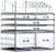 Cq acrylic 3 Pack Clear Makeup Storage Organizer,Stackable 6 Drawers Make Up Organizers,Cute Desk Organizer for Vanity Jewelry,Hair Clip,Beauty,Skinc