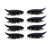 Aaiffey Reusable Eyelash Stickers, Black, 4 Pairs, Easy Quick Application, Waterproof, Long-Lasting, Natural Lightweight