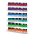 Umirokin Acrylic Nail Polish Rack Wall Mounted - 6 Pack Clear Nail Polish Organizer Shelf for 60-90 Bottles, Hanging Floating Essential Oil Storage &