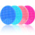 Silicone Facial Cleansing Brush - 4 Pack Face Scrubber & Exfoliator for Deep Cleaning, Soft Brush, Blackhead & Acne Pore Care