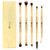 DUcare Eyeshadow Brushes Set Duo End Eye Makeup Brushes Eyeshadow Brush set 5Pcs Travel Concealer Eyebrow Eyelash Eye Liners Blending