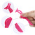 Honoson 42 Pieces False Eyelashes Applicator Tool Plastic Eyelash Extension Tweezers Fish Tail Clip Eyelash Auxiliary Remover Clip for Women Girls La