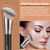 TEOYALL Foundation Contour Conceal Brush Set, 3PCS Angled Synthetic Kabuki Brush for Blending Setting Buffing with Liquid, Cream and Powder Cosmetic
