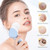 COSLUS Facial Cleansing Brush Silicone Face Scrubber: 2 in1 FBS-D Electric Exfoliating Massage Device Waterproof Deep Cleaning Exfoliation Rotating S