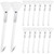 Patelai 14 Pieces Fan Brushes Applicator, Mask Brushes for Facial Makeup Tools for Face Cosmetic(White)