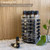 JEREVER Essential Oil Storage Rack Rotating Tower Organizer Acrylic Clear Display Holder for 64 bottles 5ml 10ml 15ml (Bottles not Included)