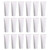 NARAMAX 20PCS 80ml/2.7oz Empty White Plastic Soft Tubes Squeeze Bottles with Flip Cap Travel Cosmetic Makeup Facail Cleaner Lotion Toiletries Sample