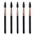 UorPoto Mascara Brush Wands Makeup Lash Spoolies Set 5Pcs Spooly Eyelash Eyebrow Brushes Applicators for Extensions Reusable JMS-5