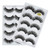 ?Vayator 10 Pairs/Set 3D Mink Lashes Natural False Eyelashes Dramatic Volume Fake Lashes Makeup Eyelash Extension Silk Eyelashes (G800)