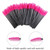 200Pcs Disposable Eyelash Wands Mascara Brushes Eyebrow Brush Lash Extension Combs Applicator Makeup Brush Rose red