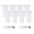 BENECREAT 30 Pack 0.5oz Clear Empty Tubes with Plastic Syringes Clear Squeezable Cosmetic Containers Refillable Plastic Tubes for Shampoo Facial Clea