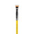 Bdellium Tools Professional Makeup Brush - Studio Series 729 Duo Fiber Bent Mascara Fan - With Soft Synthetic Fibers, For Applying Mascara (Yellow, 1