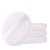 WSYUB Powder Puff, Powder Puff for Body Powder, Ultra Soft Large Velour Body Powder Puffs, 4.13 inch,4pcs?White, Round