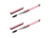 JOSALINAS 2PCS Mascara Brushes Eyebrow Eyelash Brushes Mascara Wands Applicators Eye Brushes Portable Cosmetic Brushes with Cap Spoolies Brushes for