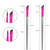 Eyeliner Brush Fine Angled Set - For Liquid Gel Liner Applicator Bent Stencils Thin Pencil Pen Real Small Sharpener Angle Wing Tips Firm Makeup Brush
