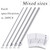 Chumia Piercing Kit 100 Pcs Piercing Needle with 1 Pcs Clamps Stainless Forceps Clamp Hollow Needle Mixed Sizes 12g 14g 16g 18g 20g for Ear Nipple Be