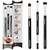 Eyebrow Brush - Duo Eye Brow Spoolie - Angled Eyeshadow Eyeliner - Precision Flat Definer - Small Shader - 3 Piece Makeup Brush Set - Cruelty Free Sy