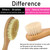Facial Cleansing Brush, Natural Horsehair Exfoliator Face & Body Brush Wooden Handle, Dry Soft Brush for Smooth Radiant Skin, Lymphatic Drainage, Unc