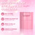 Buqikma Eyelash Glue Storage Container, Pink Sealing Extension Eyelash Glue Jar Storage Tank with Bottom Sealed Adhesive Stand Activated Storages for