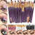 20pcs Makeup BRUSHES Kit Set Powder Foundation Eyeshadow Eyeliner Lip Brush NEW  (PURPLE + GOLD)