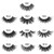 HBZGTLAD Wholesale Eyelashes 10/20/30/40/50/100 Pairs Faux 3D Mink Lashes Natural False Eyelashes Makeup Cilios Thick Mink Eyelashes In (mix 50pair)