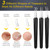 Pimple Popper Tool Kit, IUMAKEVP 15 PCS Professional Stainless Steel Blackhead Remover Comedone Extractor Tools for Removing Pimples, Blackheads, Zit