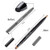 Retractable Lip Brush Concealer Makeup Dual End Travel Size Lipstick Brush With Cap