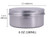 Healthcom 6-Ounce 12 Pack 180ml Empty Silver Round Aluminum Tin Cans Screw Top Metal Tins Aroma Hair Wax Tins Cosmetic Container Organization for Acc