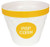 Hutzler Popcorn Bowl, Small, Yellow