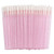 100 Pieces Lipstick Wands Disposable Lip Gloss Cosmetic Applicator Ctystal Lip Wands Bulk- Pink