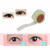 Dedila Pro 600 Pcs by a Box Makeup Breathable Eyelid Tape Big Eye Decoration Invisible Fold Eyelid Shadow Sticker Double Eyelid Tape Tool(with Fork r