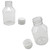 TRENDBOX Pack of 30-100ml Clear Empty PET Mini Storage Bottles Hard Plastic Durable Turn Screw Cover Cap Round Filling Liquid Rhinestones Water Conta