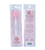BlushLips A Double-Sided Silicone Exfoliating Soft Lip Brush Applicator Wand Tool For Plump Smoother Fuller Lip Appearance (Pink)
