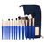 Bdellium Tools Professional Makeup Brush Golden Triangle - Phase I Complete 15pc. Brush Set with Stand-Up Pouch