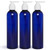 BRIGHTFROM Empty Lotion Pump Bottles, 8 Oz BPA-Free Refillable Plastic Containers, PETE1 Cobalt-Blue, Great for - Soap, Shampoo, Lotions, Liquid Body