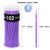 Shintop 400pcs Disposable Micro Applicator Brushes Great for Dental/Oral/Makeup (Purple, 1.5mm)