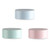 DNHCLL 3PCS 5ml High-grade Empty powder box,Travel Portable Plastic Empty Powder Case Make-up Loose Powder Puff Box Container With Sifter and Lids(Pi