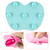 Ranphykx Silicon Makeup Brush Cleaning Mat Makeup Brush Cleaner Pad Cosmetic Brush Cleaning Mat Portable Washing Tool Scrubber with Suction Cup (gree