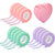 Maitys Eyelash Extension Tape Breathable Adhesive Lash Tape Non-Woven Fabric Lash Tape with Heart-Shaped Tape Dispenser Cutter, 0.5 Inch Wide, 10 Yar