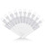 20 Pcs White Lash Shampoo Brush Eyelash Extensions Supplies Cosmetic Brushes Peel Off Blackhead Brush Remover Tool Lash Cleanser Soft Brushes (20PC)