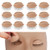MAIZOA 6 pairs of replaceable eyelids (2 boxes), MAIZOA Eyelash Replacement Eyelids,used for eyelash training and practice makeup eyelash extension (