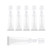 BlingKingdom 6pcs Lip Gloss Tubes 8ml Clear Soft Empty Lip Balm Containers Refillable Mini Cosmetic Tubes for Comestic Makeup and Travel Toiletries
