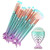 Funfunman Makeup Brushes 11PCS Make Up Foundation Eyebrow Eyeliner Blush Cosmetic Concealer Brushes(Mermaid Colorful)