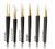 Alluring Black with Gold Tip Tweezers for Eyelash Extension - Volume Lashes L Type 6A-SA