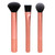 Real Techniques Flawless Base Makeup Brush Kit 2.0, Face Brush Set for Liquid, Cream, & Powder Products, Bronzer & Foundation, Streak Free Makeup App
