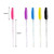 200 PCS Disposable Crystal Eyelash Mascara Brushes Wands for Eye Lash Extension, Eyebrow and Makeup (Black)