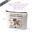 LEVLO Funny Border Terrier Lovers Gifts The Anatomy of A Border Terrier Cosmetic Bags Border Terrier Veterinary Mom Travel Toiletry Bags (Border Terr