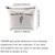 TOBGBE Idea Album Lyrics Inspired Zipper Makeup Bag Music Lover Gift for Fans Singer Inspired Makeup Bag (Long Story Bag)