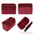 ZTUJO Purse Organizer Insert, Felt Bag Organizer with Metal Zipper, Handbag & Tote Shaper, For Speedy Neverfull Tote, 7 Sizes(X-large, Red)
