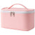 Meiyuuo Makeup Bag Large Cosmetic Bags for Women Girls Cute Travel Zipper Pouch Toiletry Organizer for Beauty Essentials Waterproof (Light Pink)